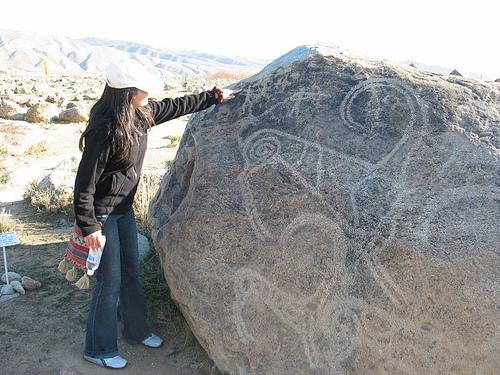 An open air Museum of Petroglyphs in Cholpon Ata