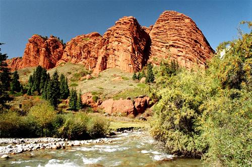 Jety Oguz Valley, close to Karakol